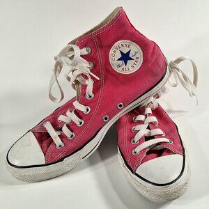 Converse Chuck Taylor All-Star Hot Pink High Top Sz 9 Women/7 Men